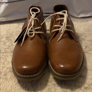 Mens brand new tan half boots